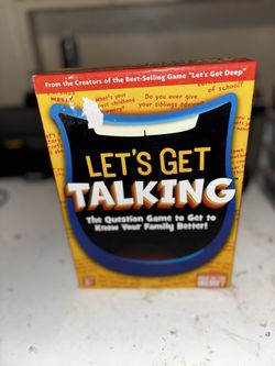 Let's Get Talking question card game