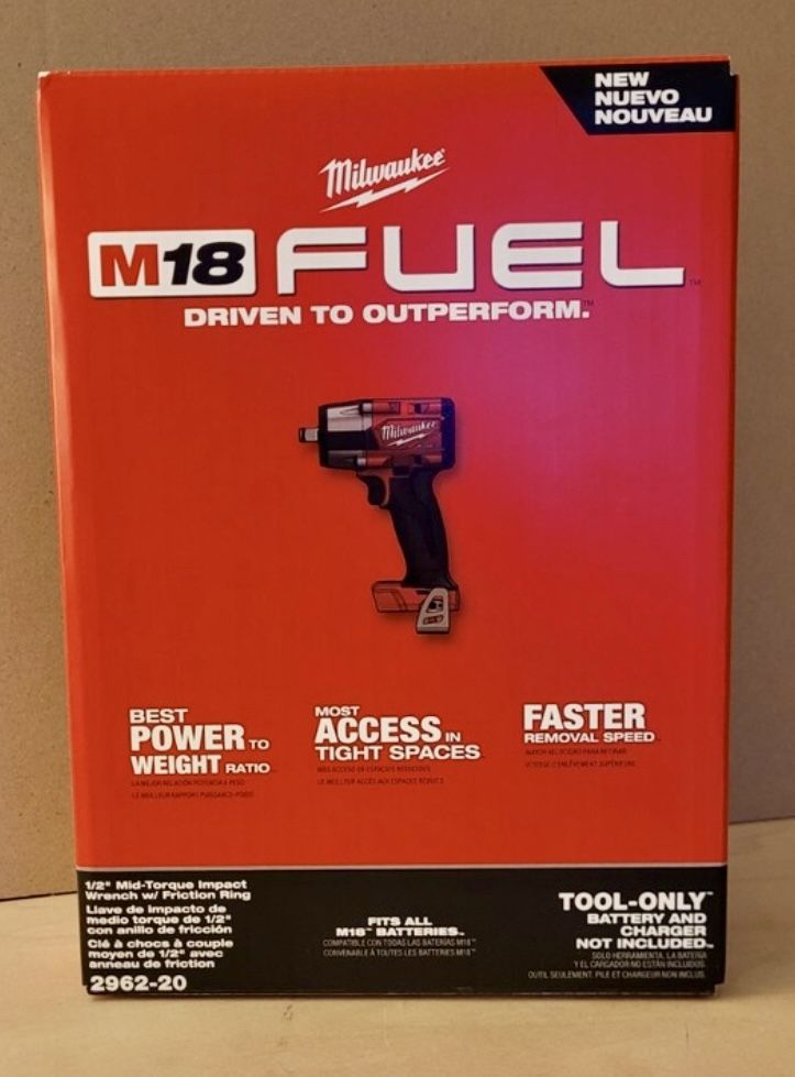 Milwaukee M18 Fuel Impact Wrench 1/2”