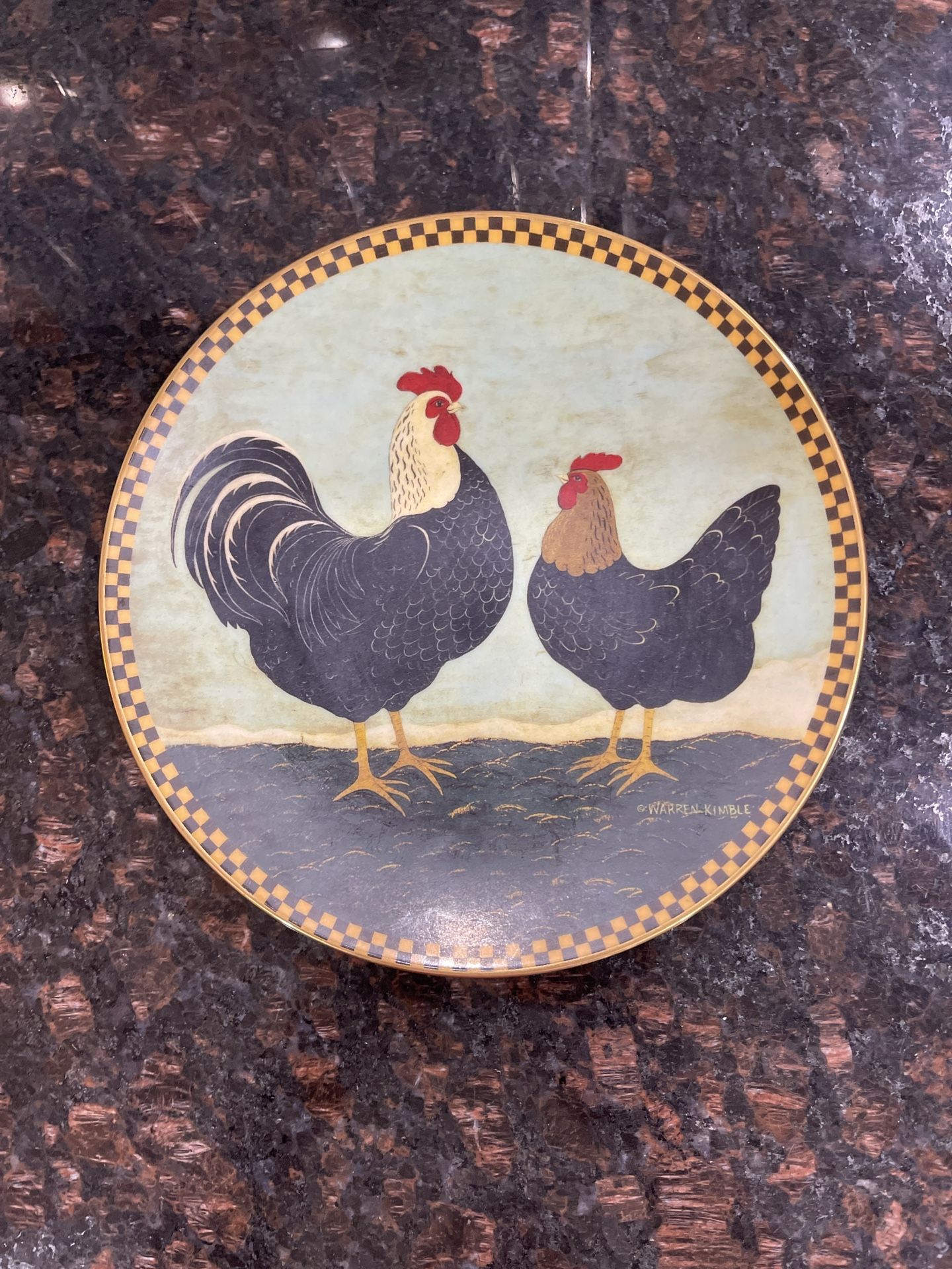 Warren Kimble Barnyard Animals Collector Plates