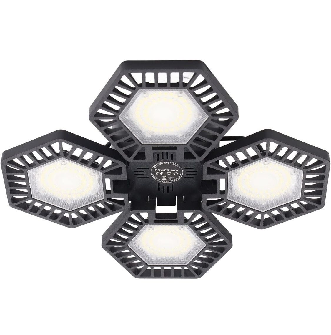 2 Pack LED Garage Light - Cool White 120W