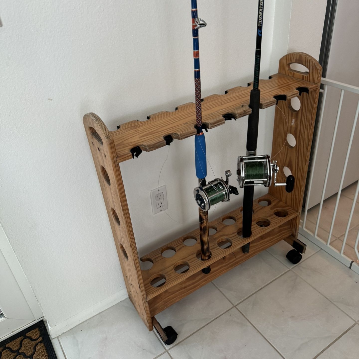 Real Wood Fishing Rod Rack Holder 14 for Sale in New Port Richey, FL - OfferUp Real Wood Fishing Rod Rack Holder 14 for Sale in New Port Richey, FL - OfferUp