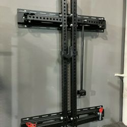 BRAND NEW Folding Squat Rack, Wall Mounted, Olympic Weights, Bumper Plates, Bench Press, Gym Mats, Rubber Flooring, Barbell 