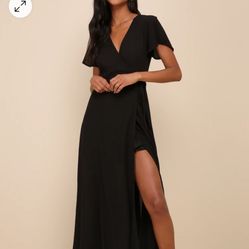 Black long dress