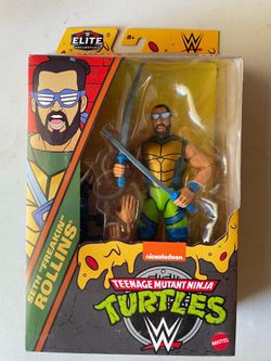 Wwe, Seth Rollins, Teenage Mutant Ninja Turtles, elite figure