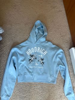 Hoodrich Angel Graphic Cropped Hoodie