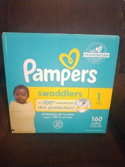 Pampers swaddlers size 1 160ct
