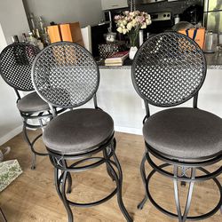 Set Of 3 Bar Chairs