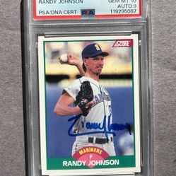 🔥🔥 1989 Score Traded #77T Randy Johnson RC. Negotiable 