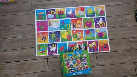 50 pcs alphabet puzzle