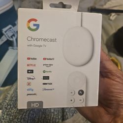 Chromecast With Goggle TV  New 