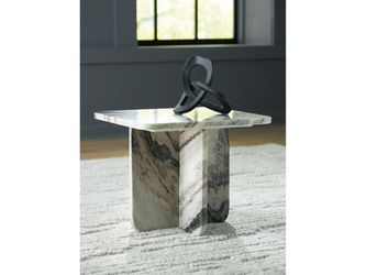 Baretton Black/White/Taupe Accent Coffee Table
