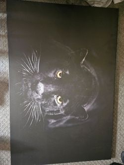 Black panther canvas