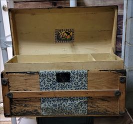 Antique Victorian Dome Top Trunk