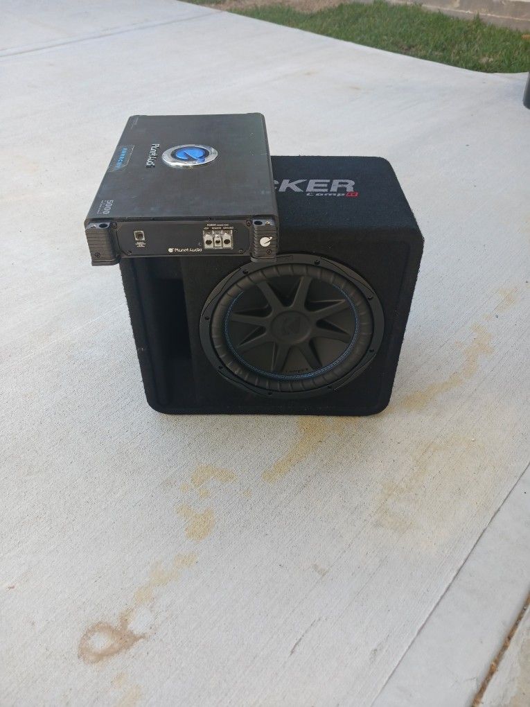 Amp And Subwoofer For Sale for Sale in Houston, TX OfferUp