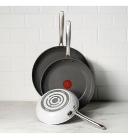 T-fal Ceramic Non-Stick Frypan Set, 3-piece @A9-75