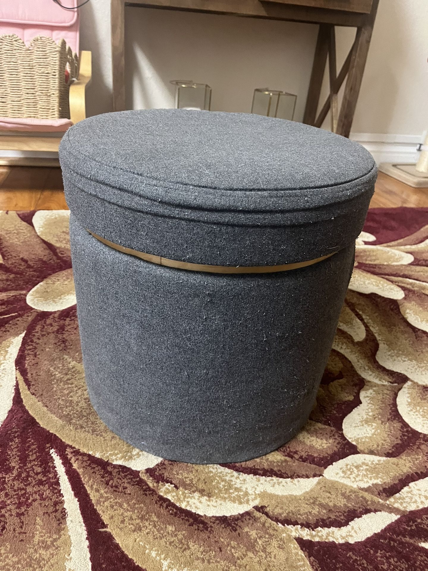 Grey Ottoman