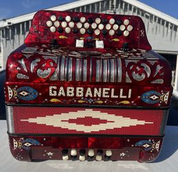 Accordeon Gabanelli 3 registros. Tono de Sol
