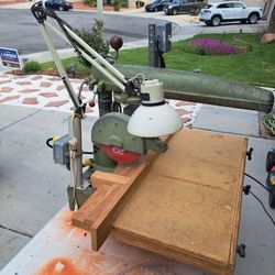 Vintage 1956 Dewalt 9" Radial Arm Saw