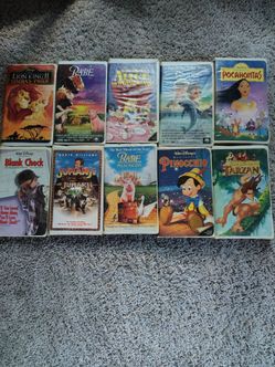 VHS DISNEY MOVIES