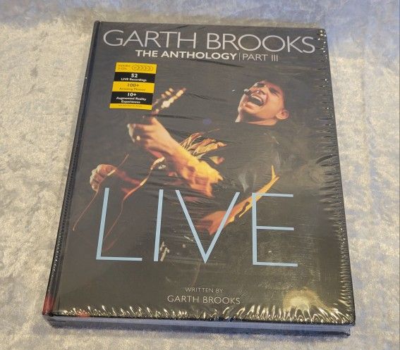 Garth Brooks The Anthology Part Three LIVE Hardcover Book And 5 Cd's 