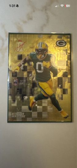 1/1 sports card. Matthew golden