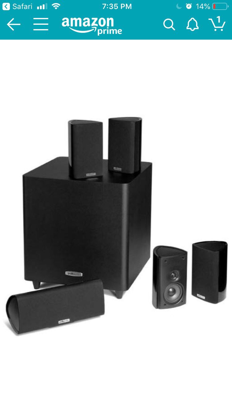 Polk Audio 5.1 Surround Sound System - must be gone by Saturday!