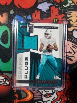 Elite Football Sports Card Tua Tagovailoa Patch 