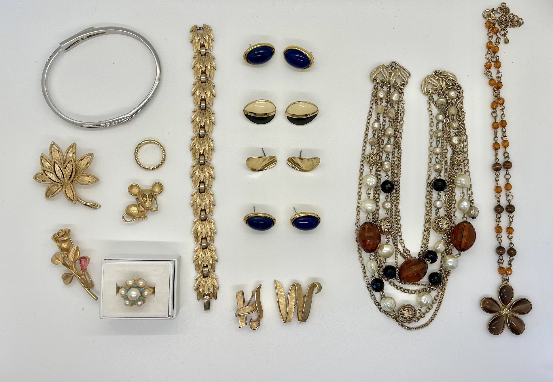 Vintage Designer Jewelry Lot - Avon and Trifari