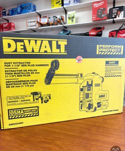 Dewalt new dust extractor for 1 1/8  Rotary hammer