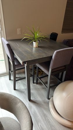Used 5-Piece Counter Height Dining Set – Gray