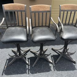 Metal High Top Chairs 