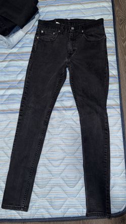 Men’s Levi's Skinny Taper Jeans Black Wash Size 31x32