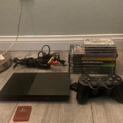 Ps2 Slim With Games 
