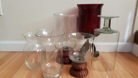Assorted vases