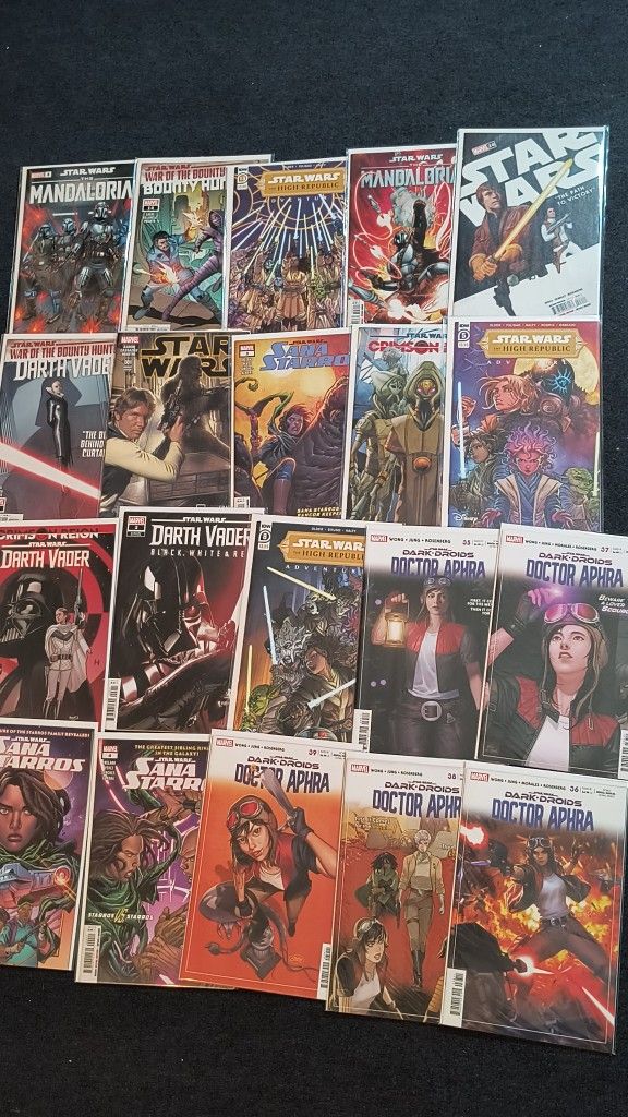 Star War Comic Books Lot