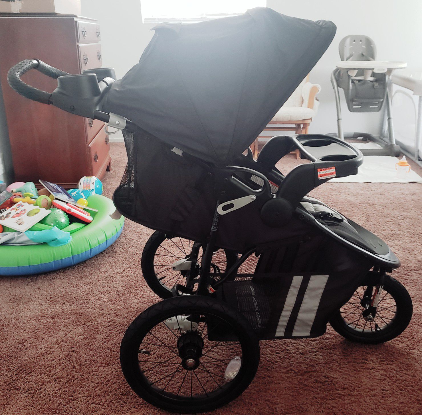 Baby Trend Jogging stroller w/ car seat