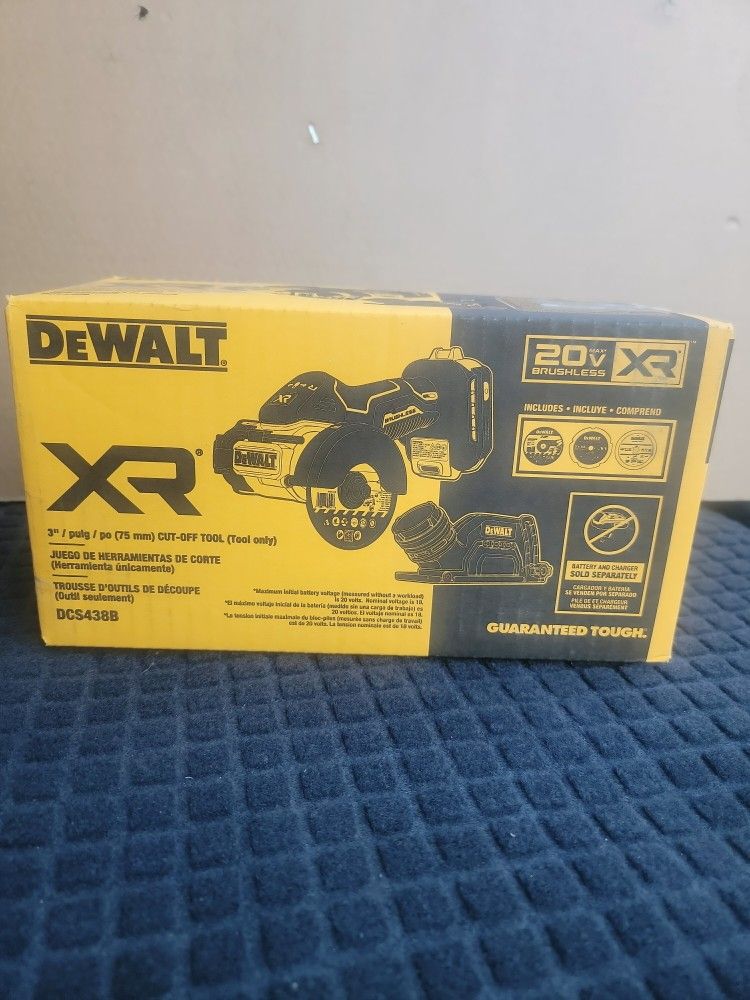 DEWALT 20V XR CORDLESS 3-IN CUT-OFF TOOL ( TOOL ONLY  )