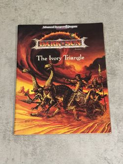 Dungeons & Dragons The Ivory Triangle Dark Sun Accessory Book (2nd Ed., 1993)