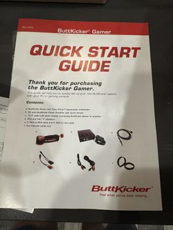 Buttkicker Power Amplifier