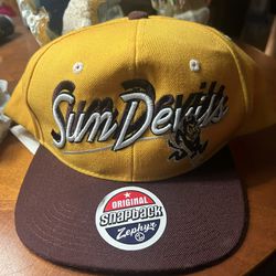 Arizona State University Sun Devils ASU Snapback Cap Hat ~ NWT ~