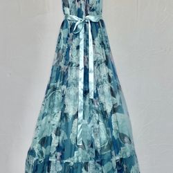 Lovely Grace Women's Size Small Blue Floral Long Maxi Dress for Sale in  Chula Vista, CA - OfferUp