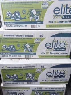 elite Led Lighting  6” inch 6pcs