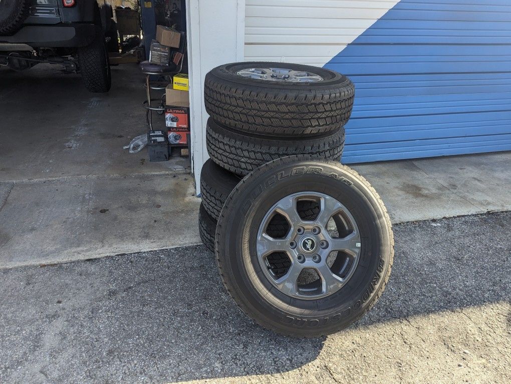 2022 Ford Bronco Rims And Tires Harley Used Plenty Of Tread