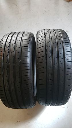 Atrezzo in good condition 2 tires 225 45 17 80% tread