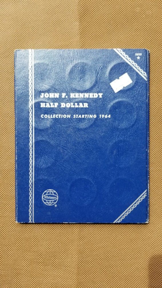 Vintage 1968 Kennedy Coin Album