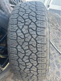 4 GMC rims and tires