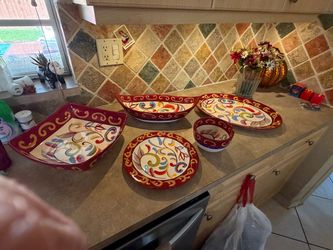 Colorful Plate set