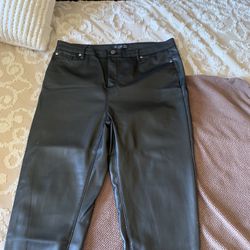Leather. Jeans. For Woman. Like. New. Size. Xl