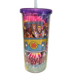 Scooby-Doo Tie-Dye Acrylic Travel Cup Tumbler Mystery Machine