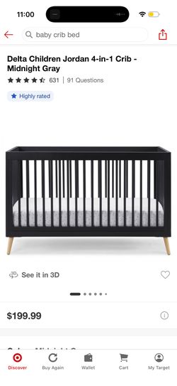 Baby Crib + Waterproof mattress